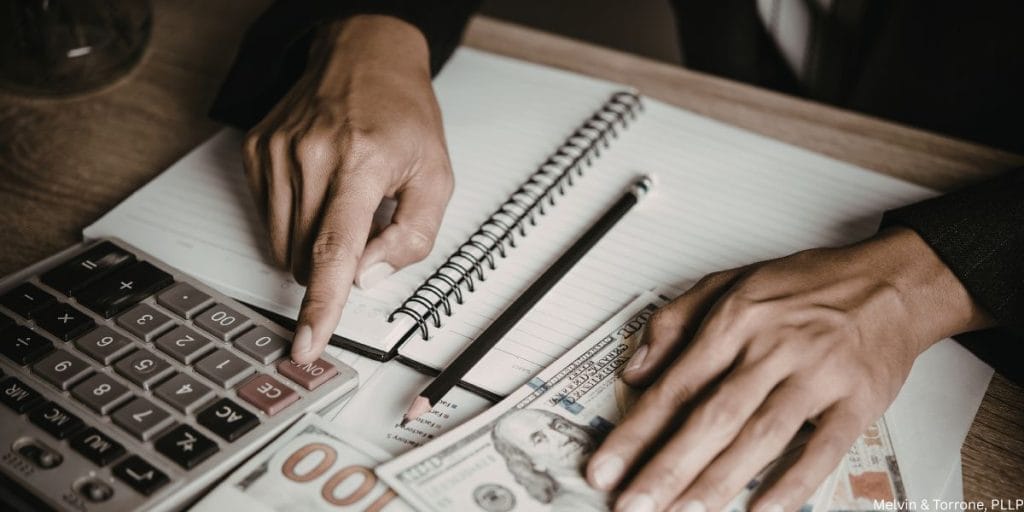 Financial documents showing retirement and asset things to ask for in a divorce settlement
